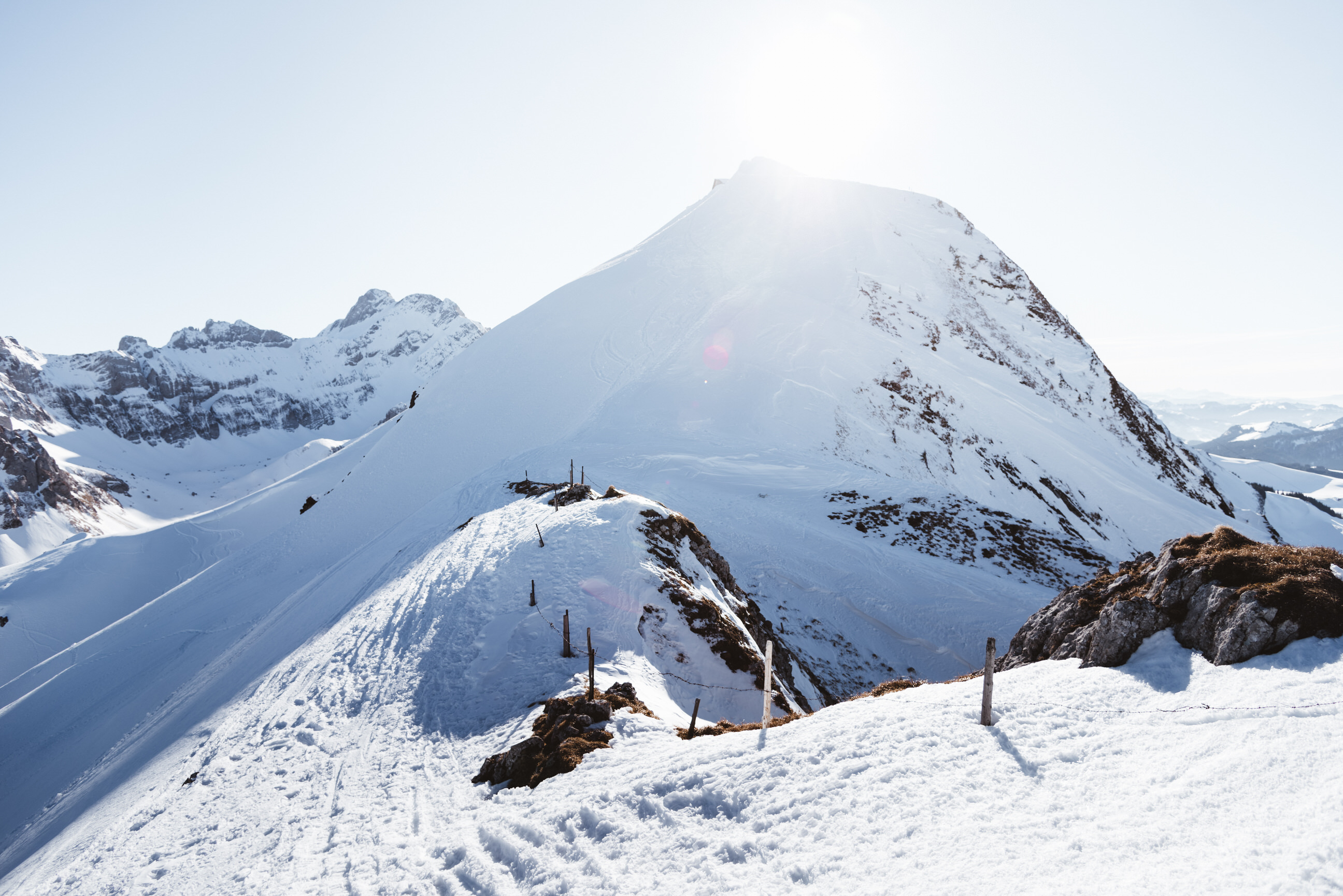 photo of winter hike